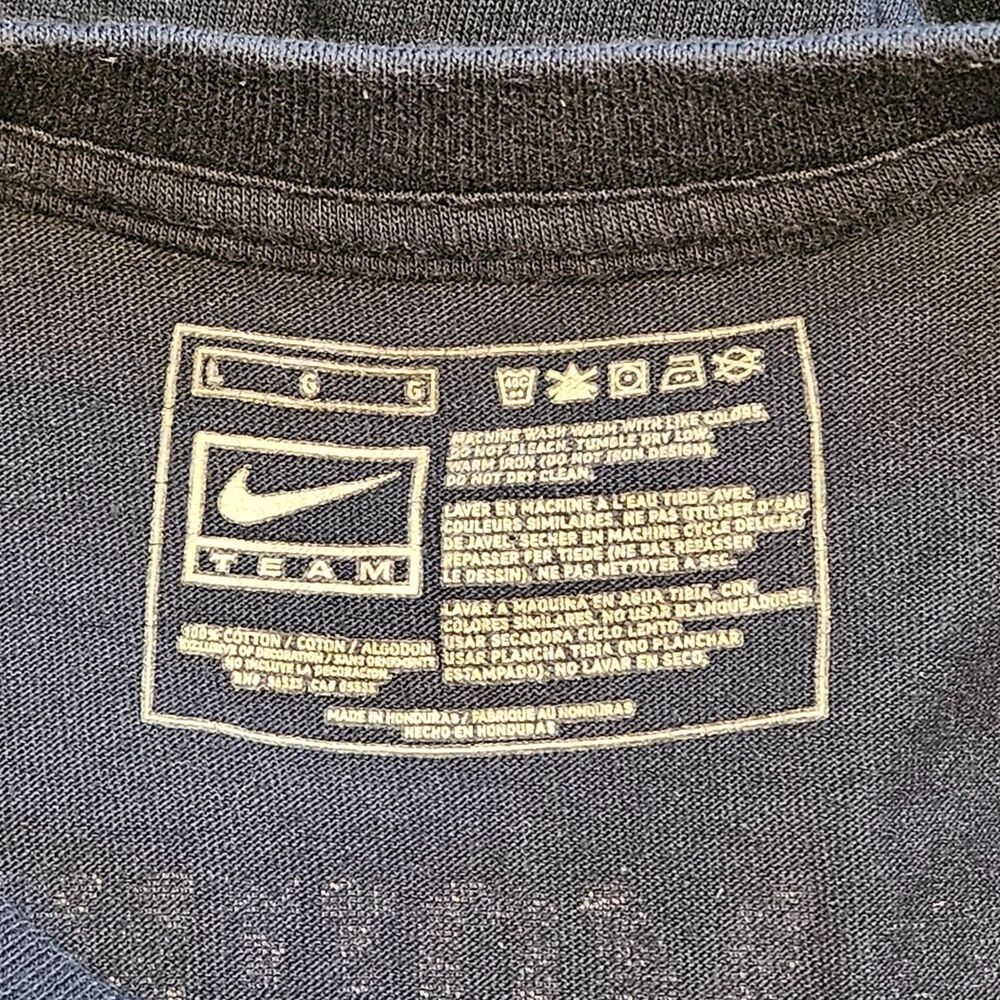 Nike Team Men's West Virginia Moutaineers Blue Short Sleeve T-Shirt Size Large - Picture 7 of 7